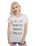 Fundamental Rights Girls T-Shirt, WHITE, hi-res