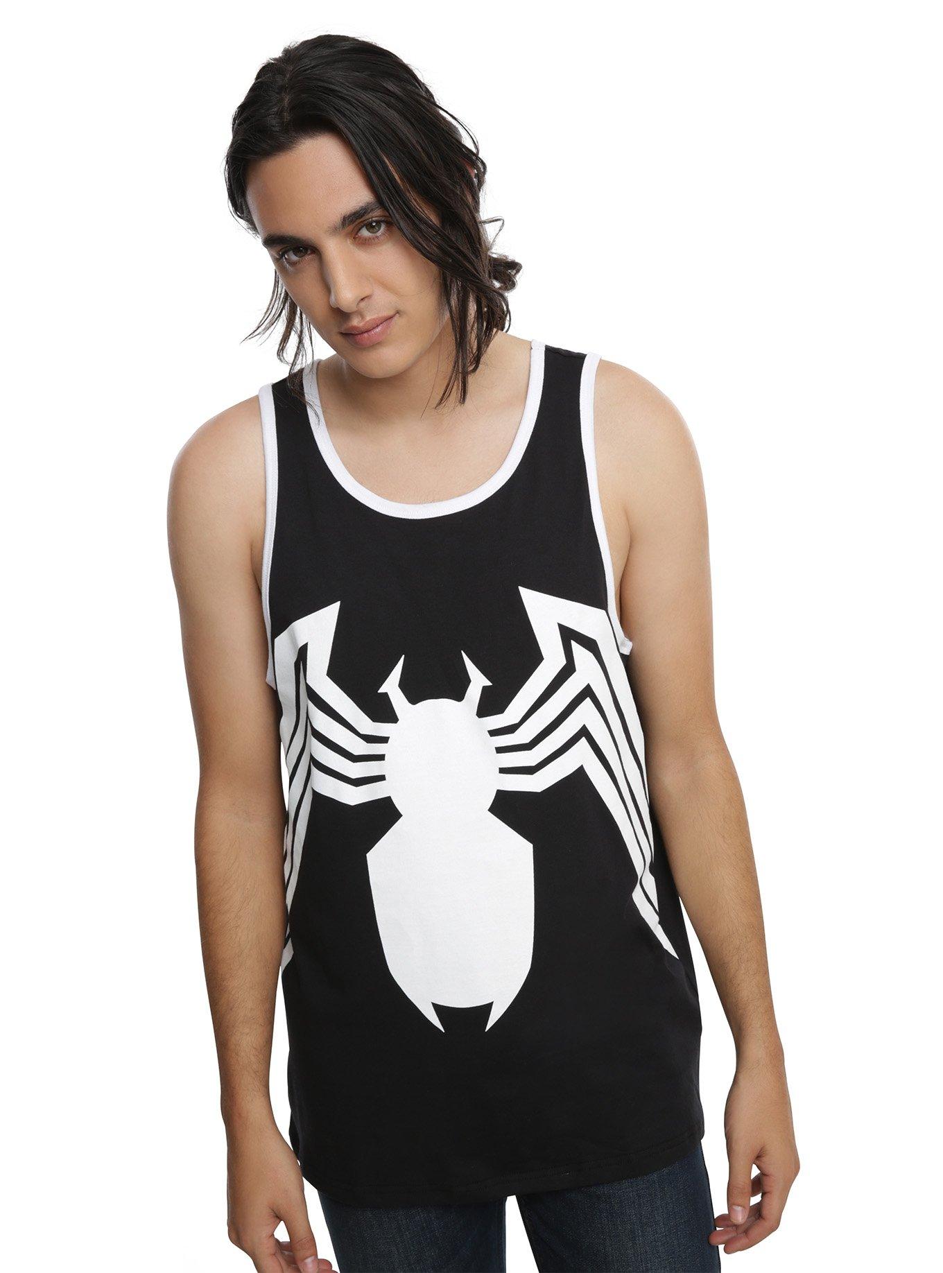 Marvel Spider-Man Venom Ringer Tank Top, BLACK, hi-res