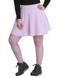 Lavender Circle Skirt Plus Size, PURPLE, hi-res