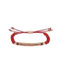 Disney Beauty And The Beast Beauty Is Found Within Nameplate Cord Bracelet, , hi-res