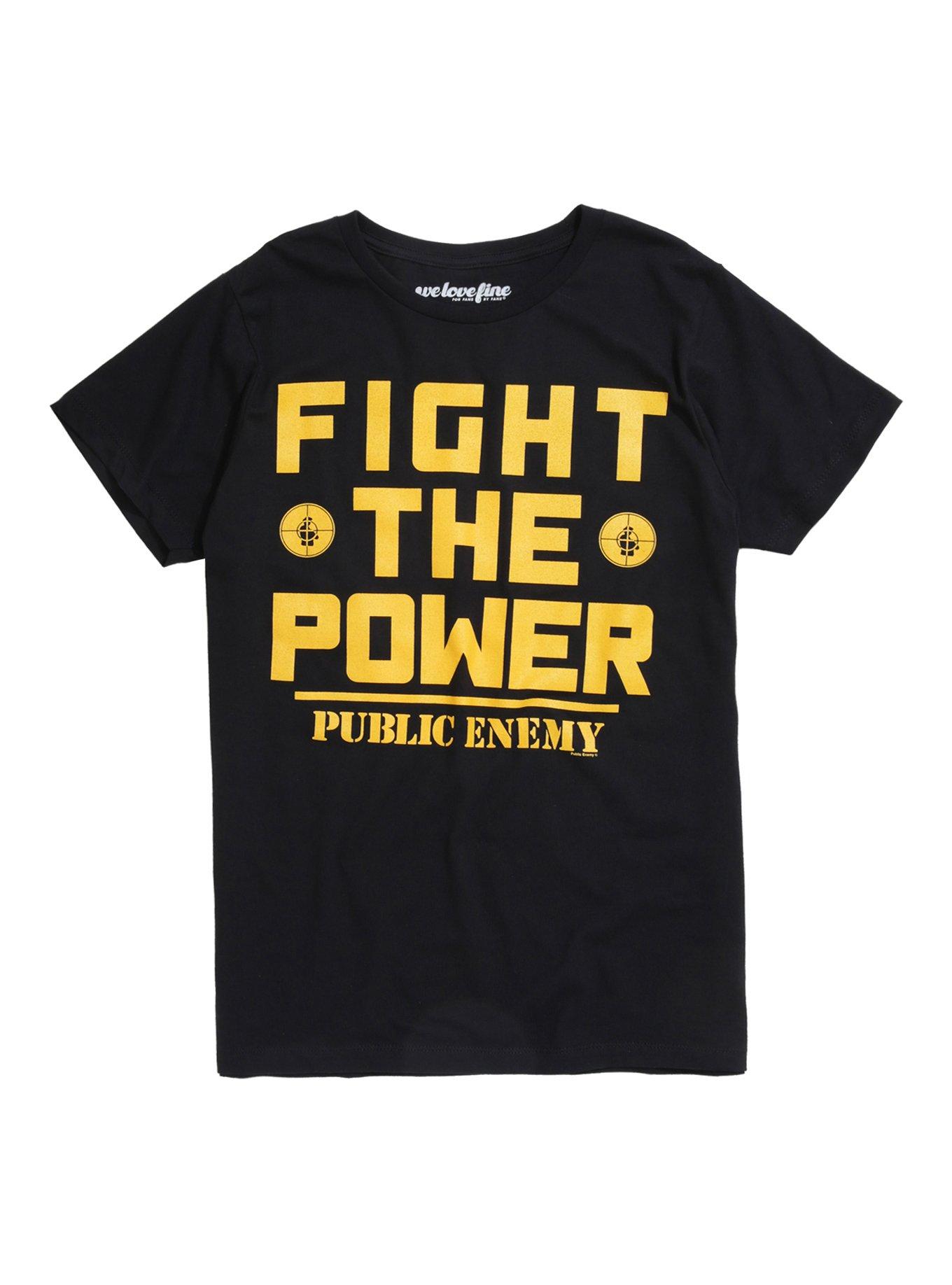 Public Enemy Fight The Power T-Shirt, BLACK, hi-res