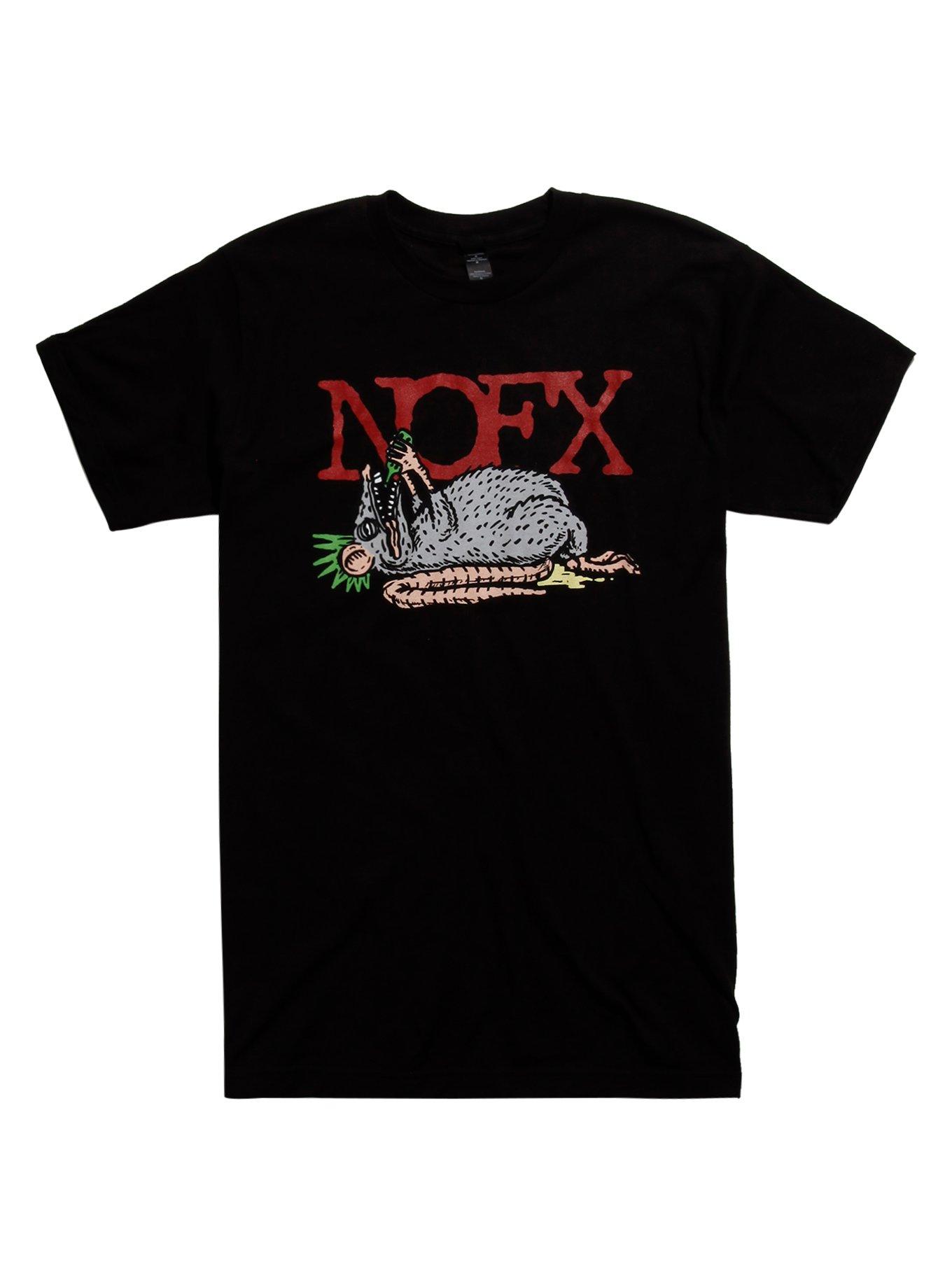 NOFX Drunk Rat T-Shirt, BLACK, hi-res