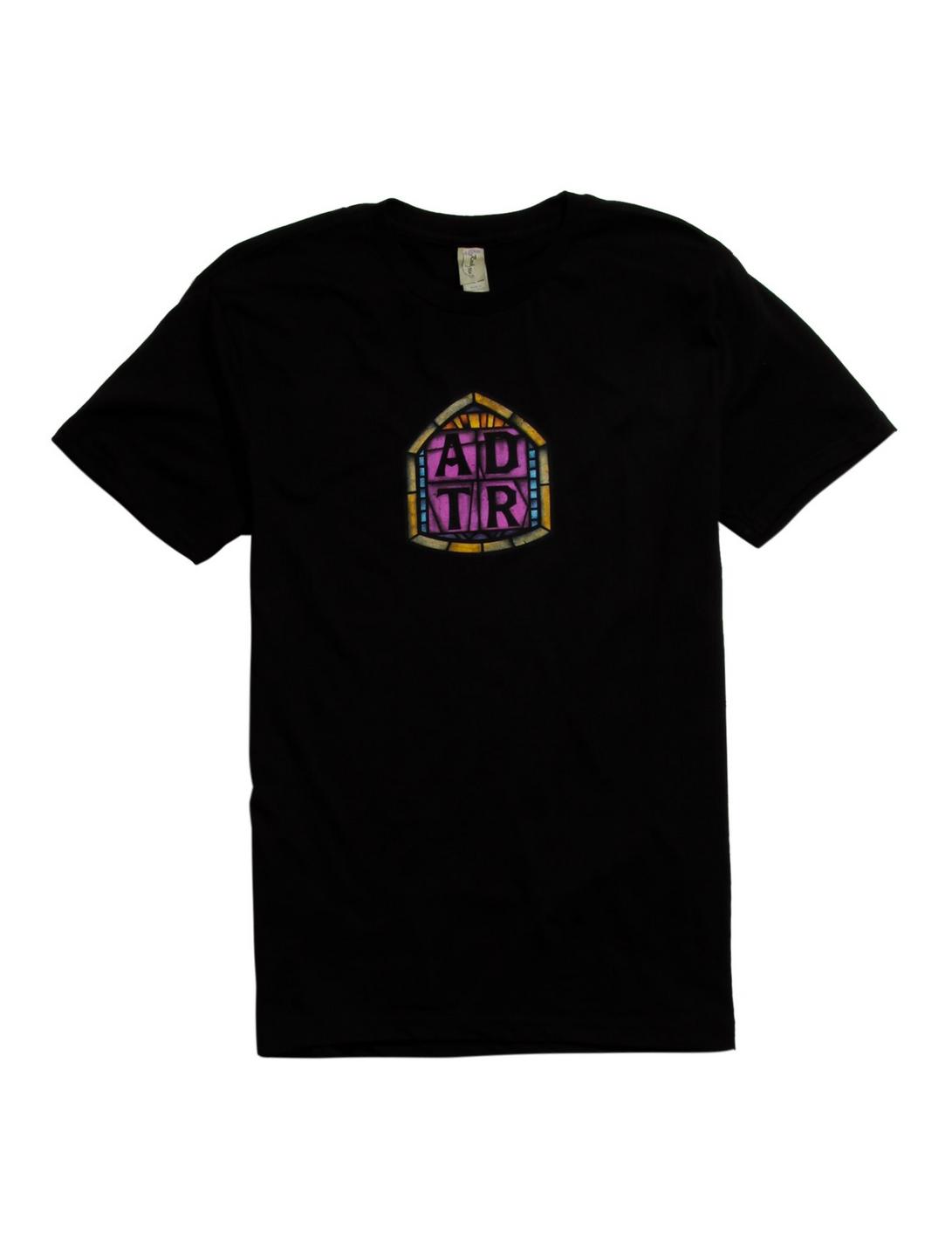 A Day To Remember Bad Vibrations Stained Glass T-Shirt, BLACK, hi-res