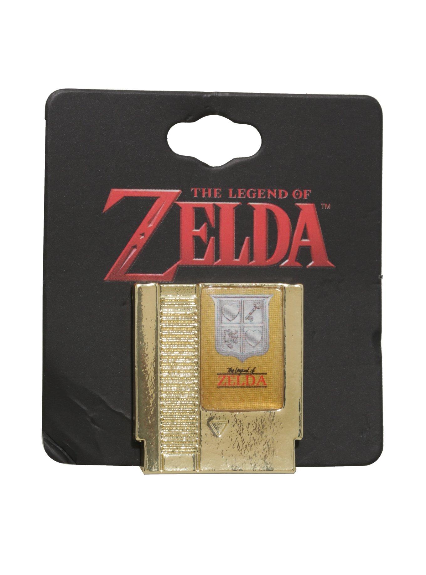 The Legend Of Zelda Gold Cartridge Enamel Pin, , hi-res