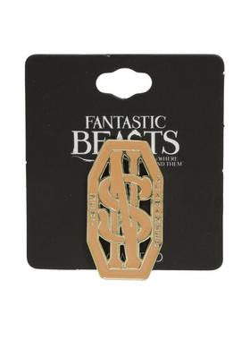 Fantastic Beasts And Where To Find Them Newt Scamander Metal Badge Brooch