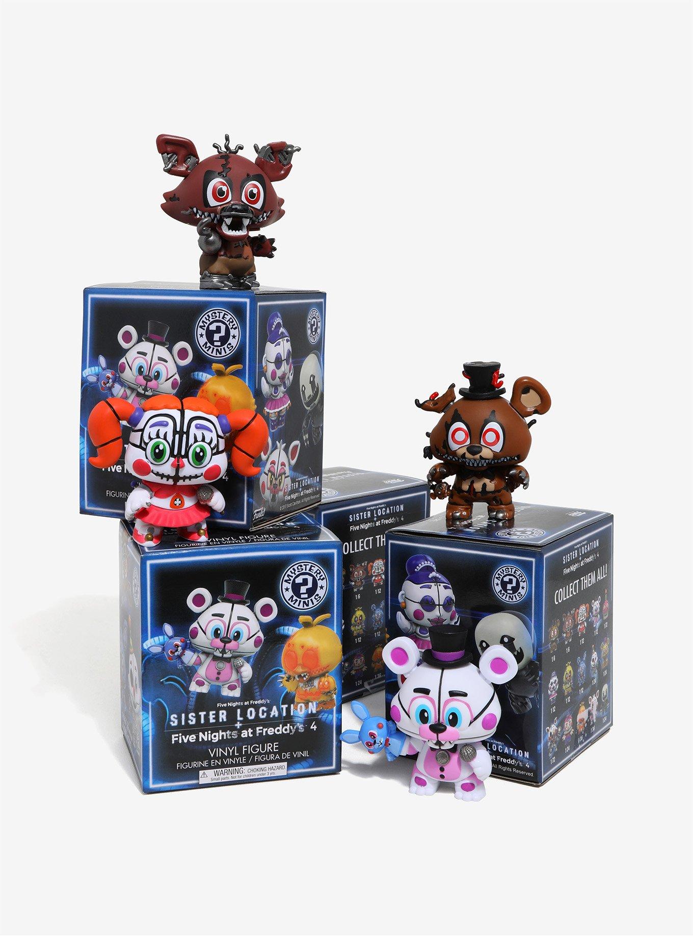  Funko Bitty Pop!: Five Nights at Freddy's Mini Collectible Toys  4-Pack - Foxy, Cupcake, Chica & Mystery Chase Figure (Styles May Vary) :  Toys & Games