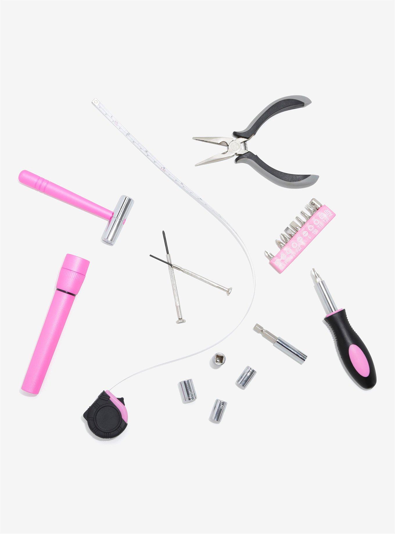 23-In-One Pink Tool Set, , hi-res