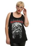 Iron Maiden Mummy Eddie Girls Tank Top Plus Size, BLACK, hi-res