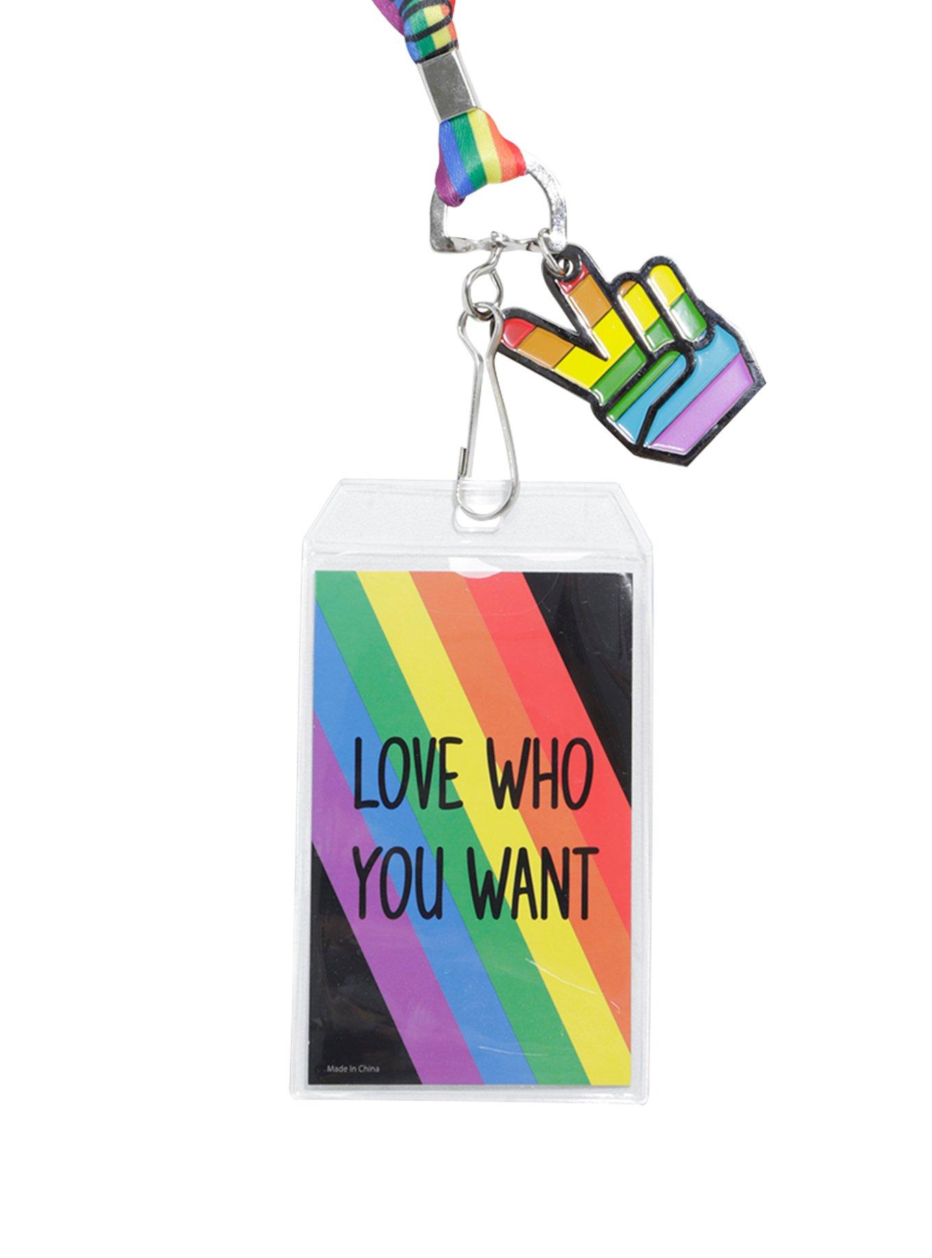 Love Who You Want Lanyard, , hi-res