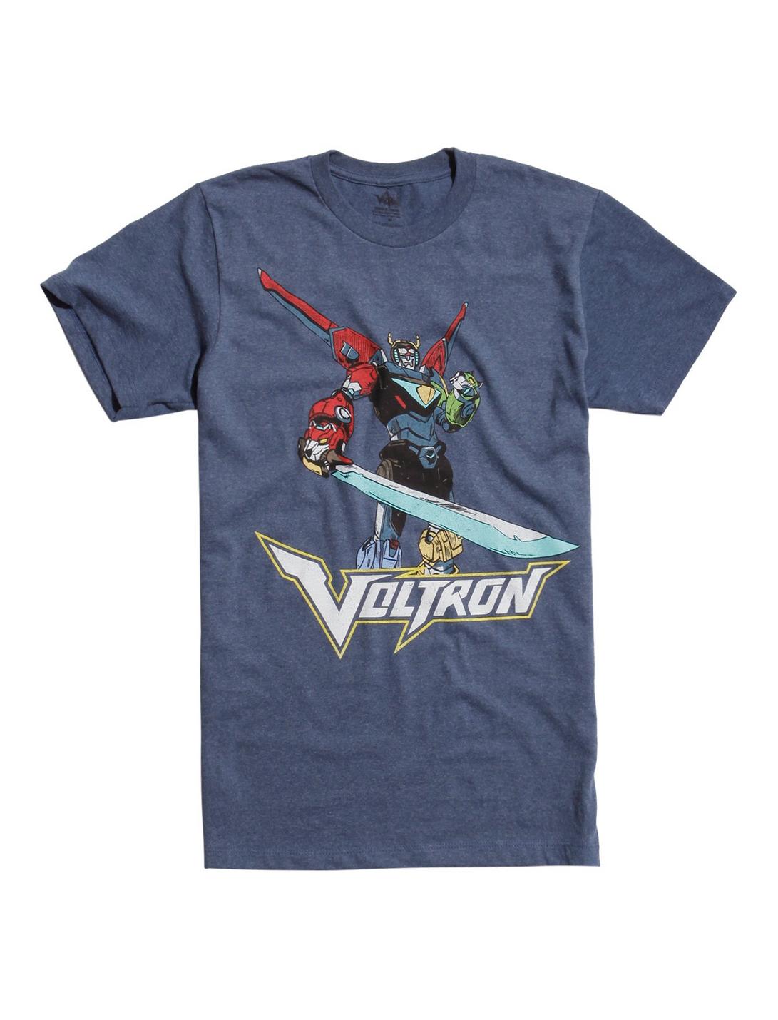 Voltron Sword Vintage T-Shirt, BLUE, hi-res