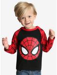 Marvel Spider-Man Vinyl Logo Toddler Tee, BLACK, hi-res