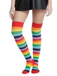 Rainbow Stripe Over-The-Knee Socks, , hi-res
