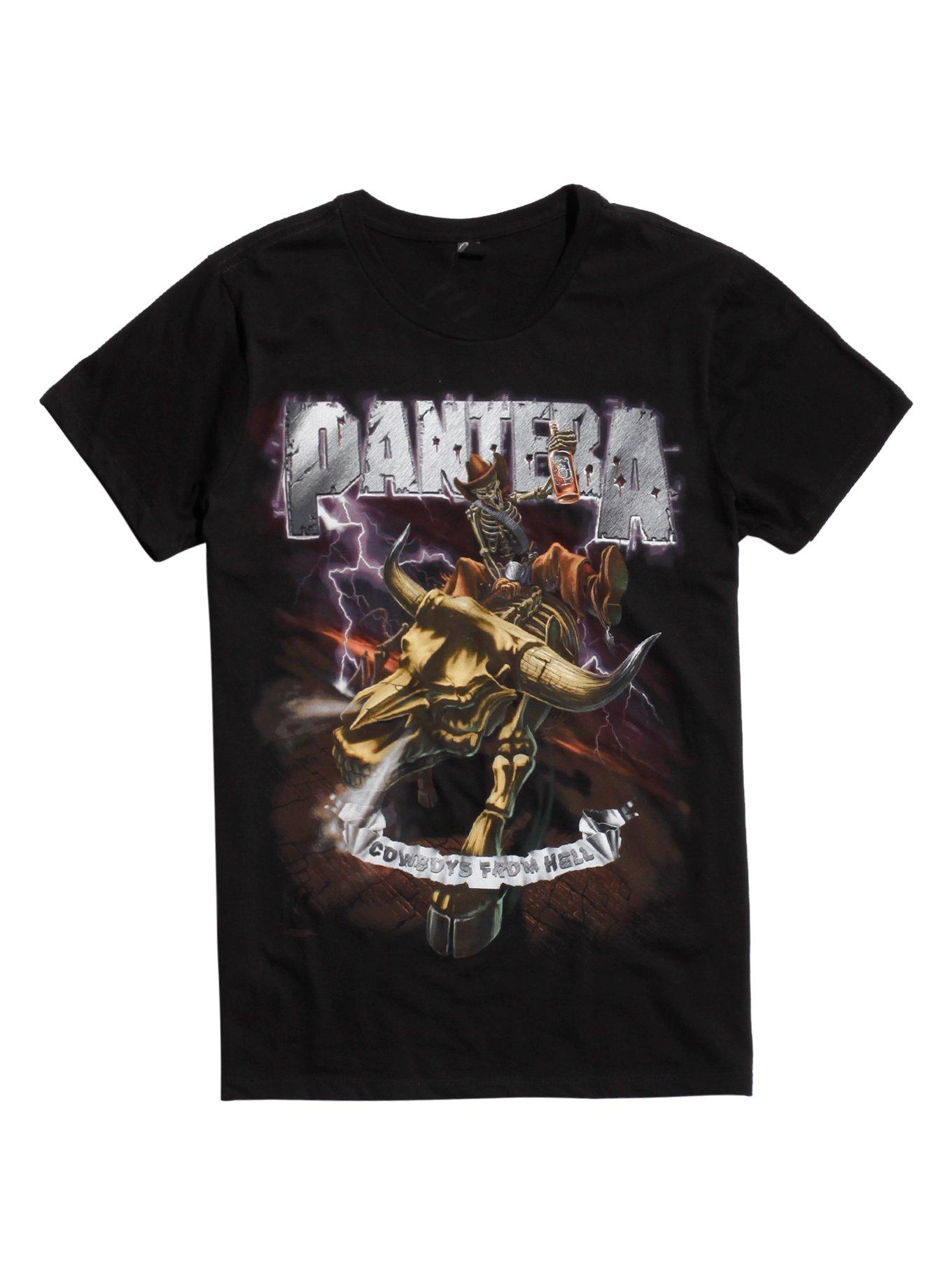 Pantera Cowboys From Hell T-Shirt, BLACK, hi-res