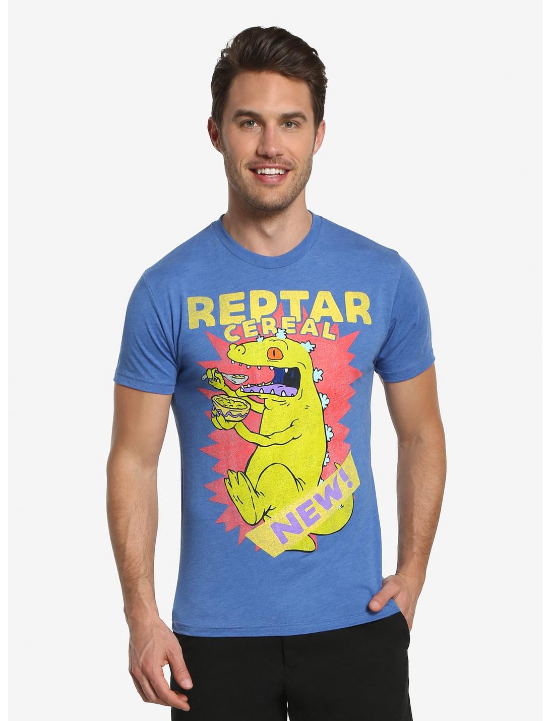 Rugrats Reptar Cereal T-Shirt, ROYAL BLUE, hi-res