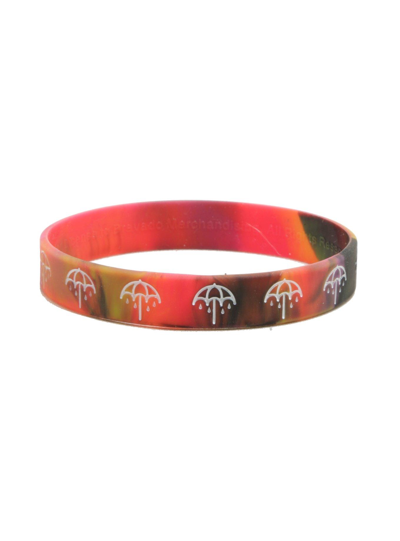 Bring Me The Horizon Umbrella Logo Rubber Bracelet, , hi-res