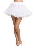 White Tulle Layered Petticoat, , hi-res