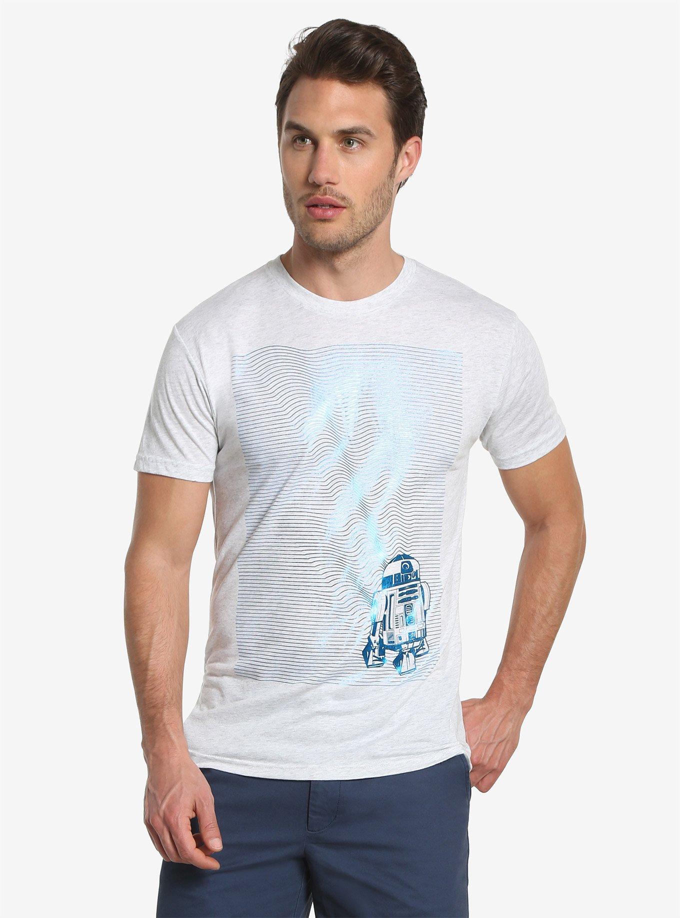 Star Wars R2-D2 Ripples T-Shirt, WHITE, hi-res