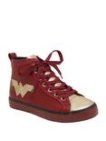 DC Comics Wonder Woman PU Hi-Top Sneakers, MULTI, hi-res