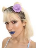 Blackheart Lavender Flower Hair Clip, , hi-res