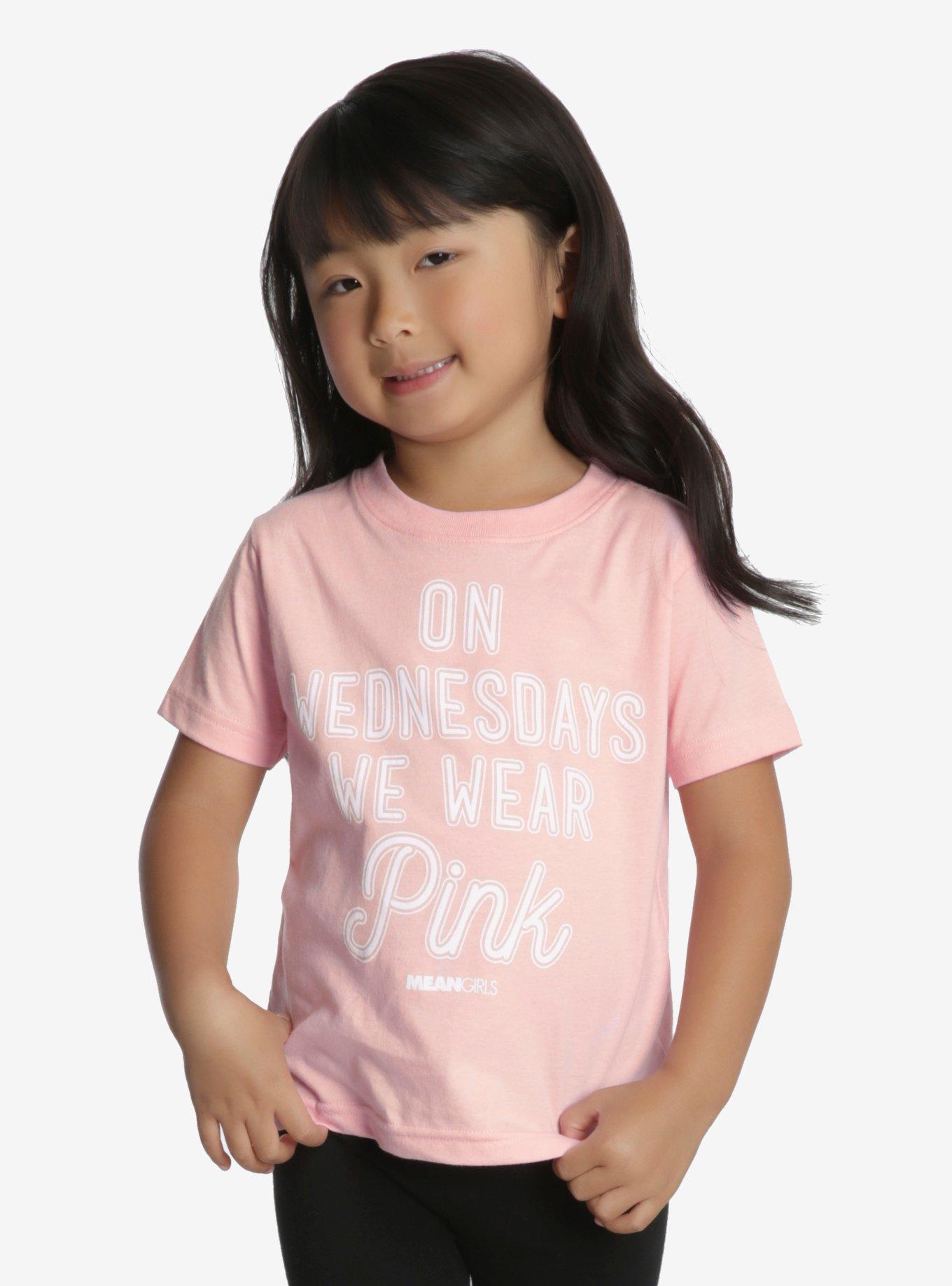 Mean Girls On Wednesdays Youth Tee, PINK, hi-res