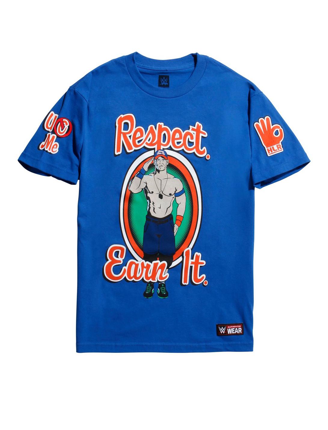 WWE John Cena Respect Earn It T-Shirt, BLUE, hi-res