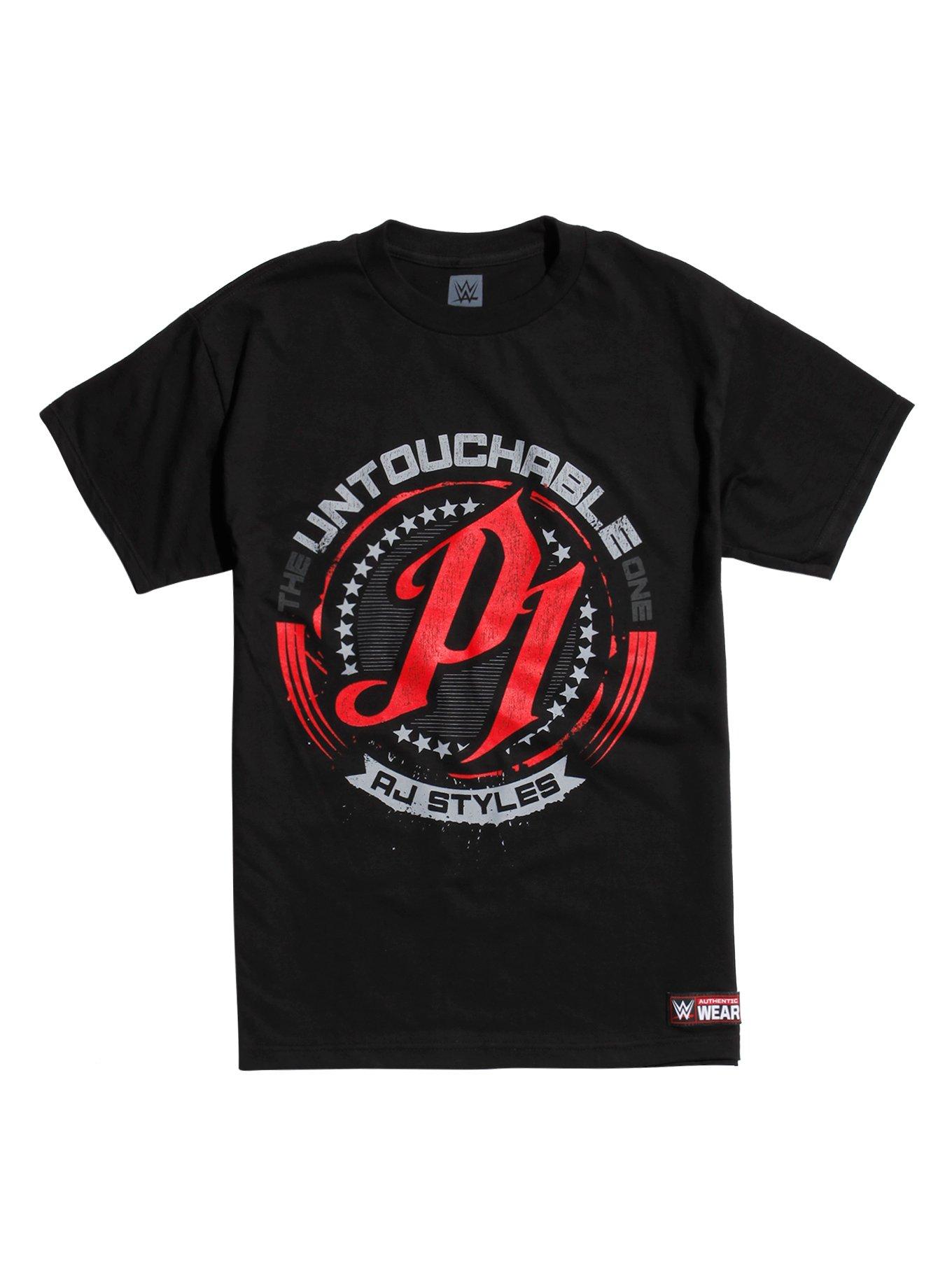 WWE AJ Styles Untouchable Tee, BLACK, hi-res