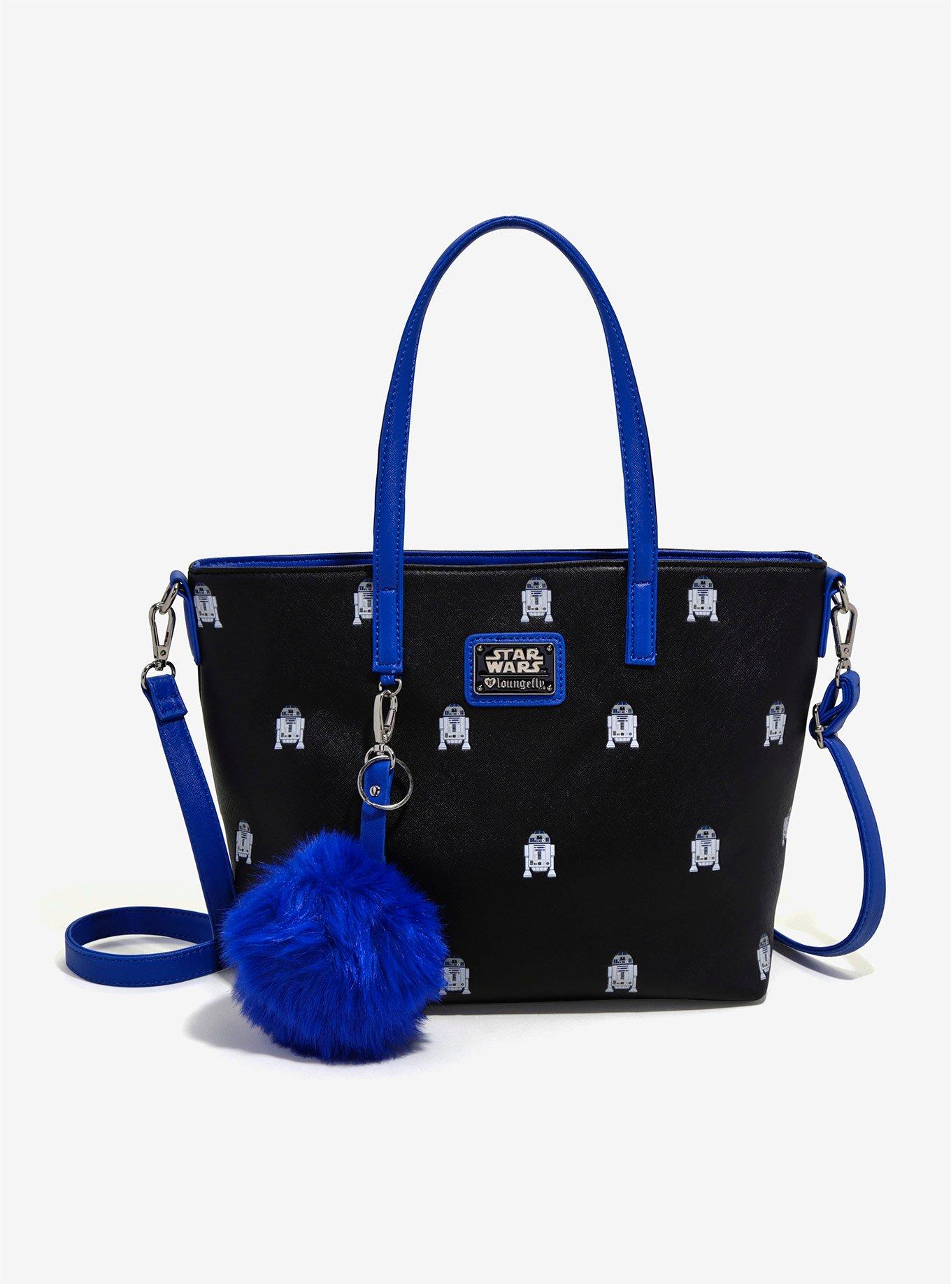 Loungefly Star Wars R2-D2 Pom Charm Tote Bag, , hi-res