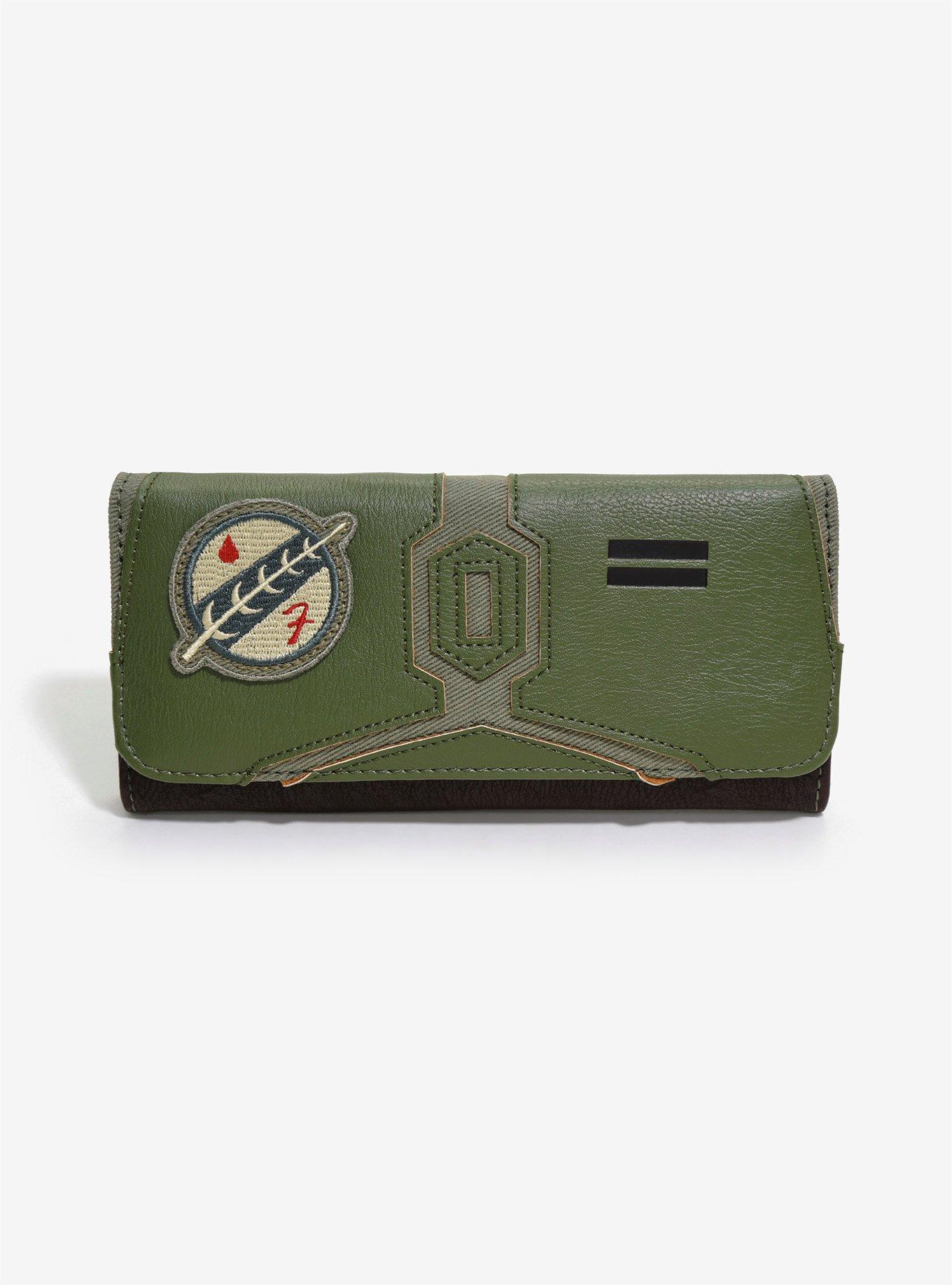 Loungefly Star Wars Boba Fett Applique Flap Wallet, , hi-res