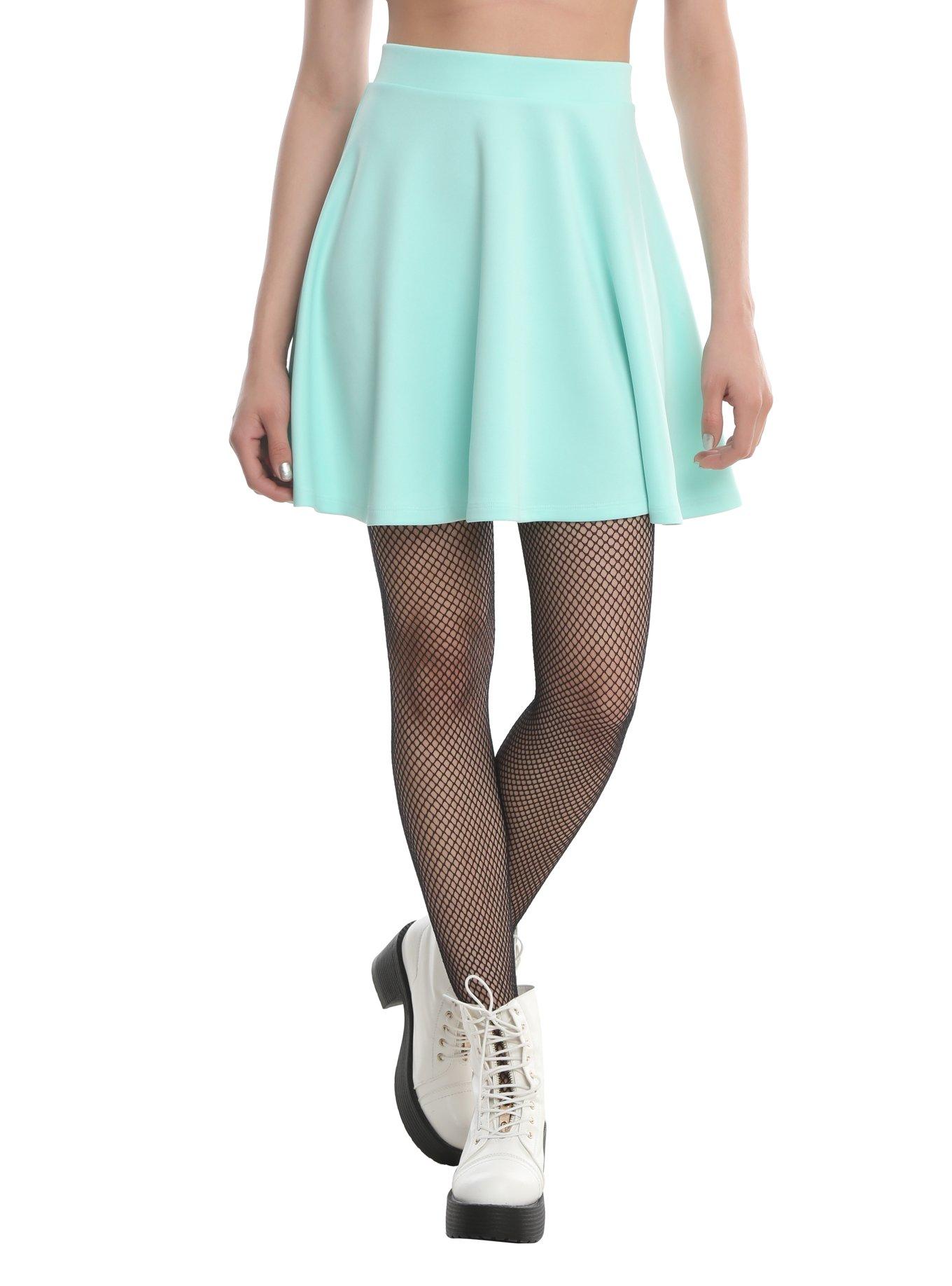 Mint Circle Skirt Hot Topic