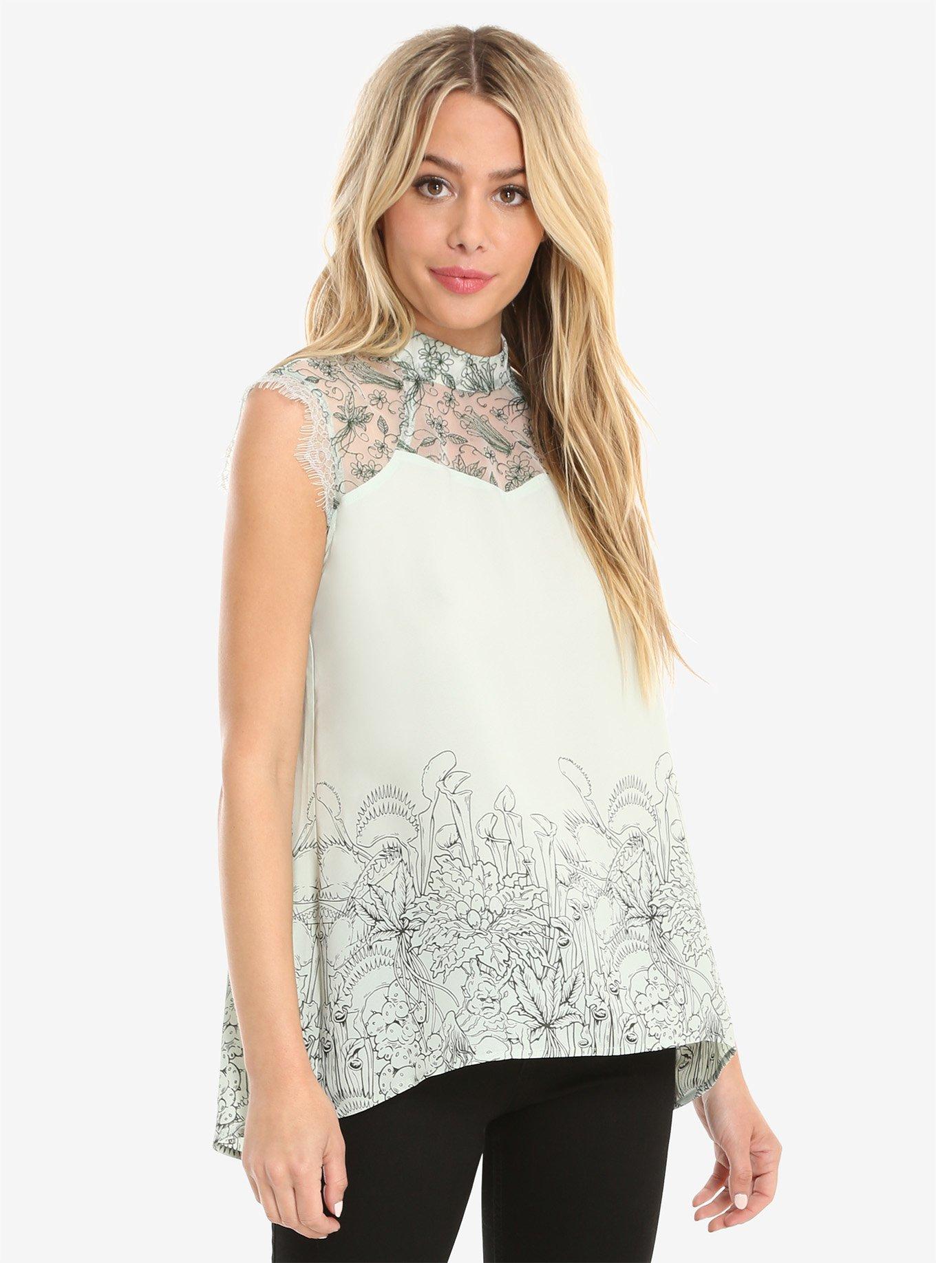 Harry Potter Herbology Womens Top, GREEN, hi-res