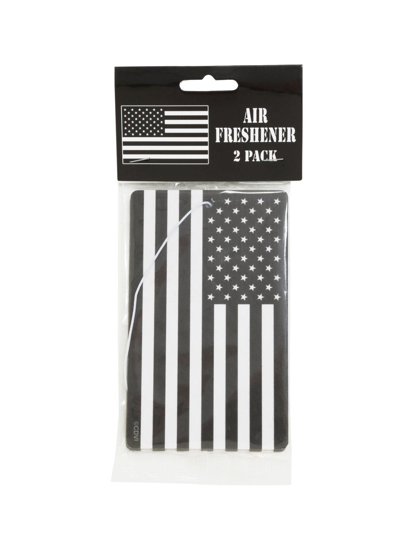 Black And White American Flag Air Freshener, , hi-res
