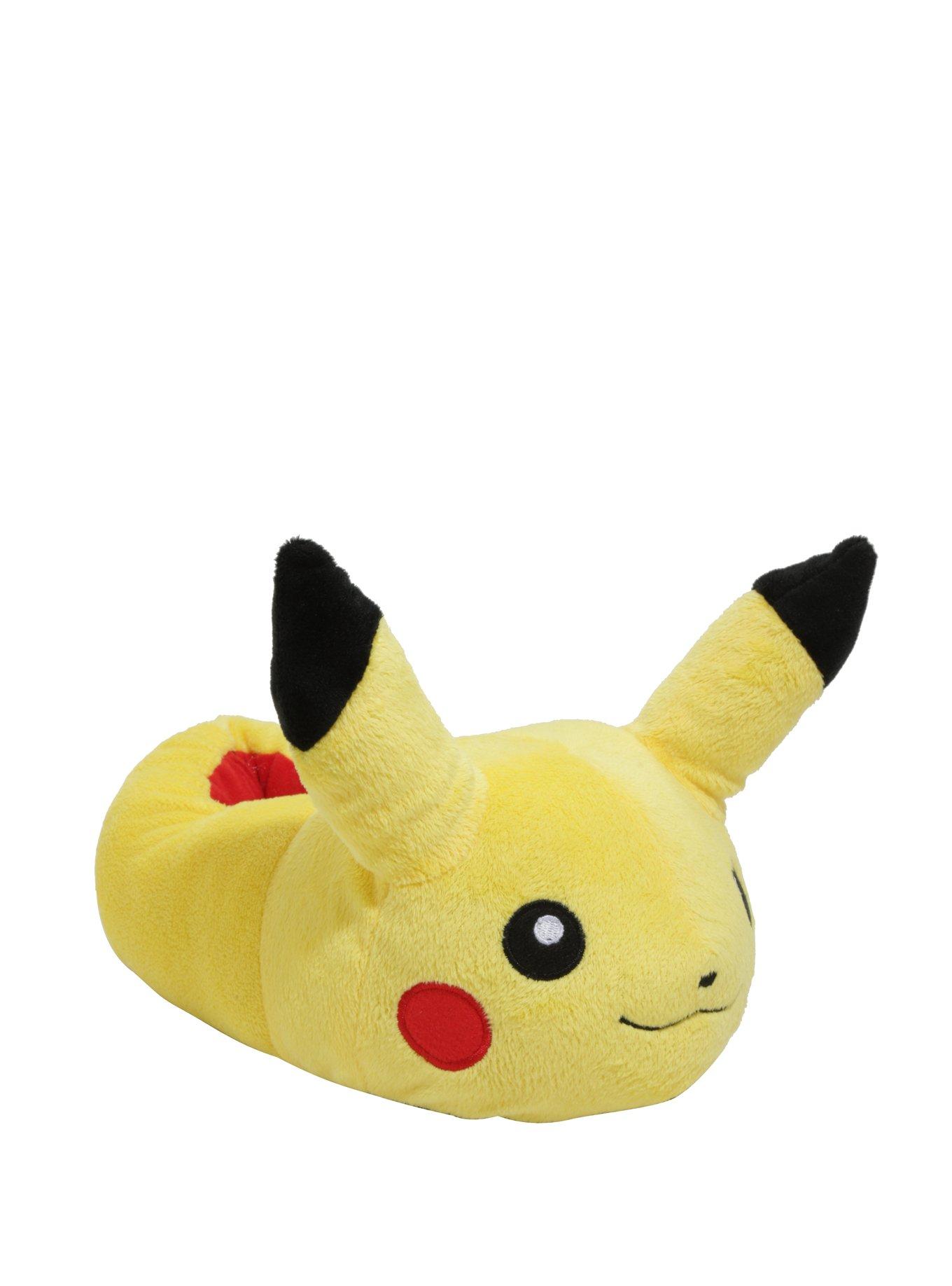 Pokémon Pikachu Plush Slippers, YELLOW, hi-res