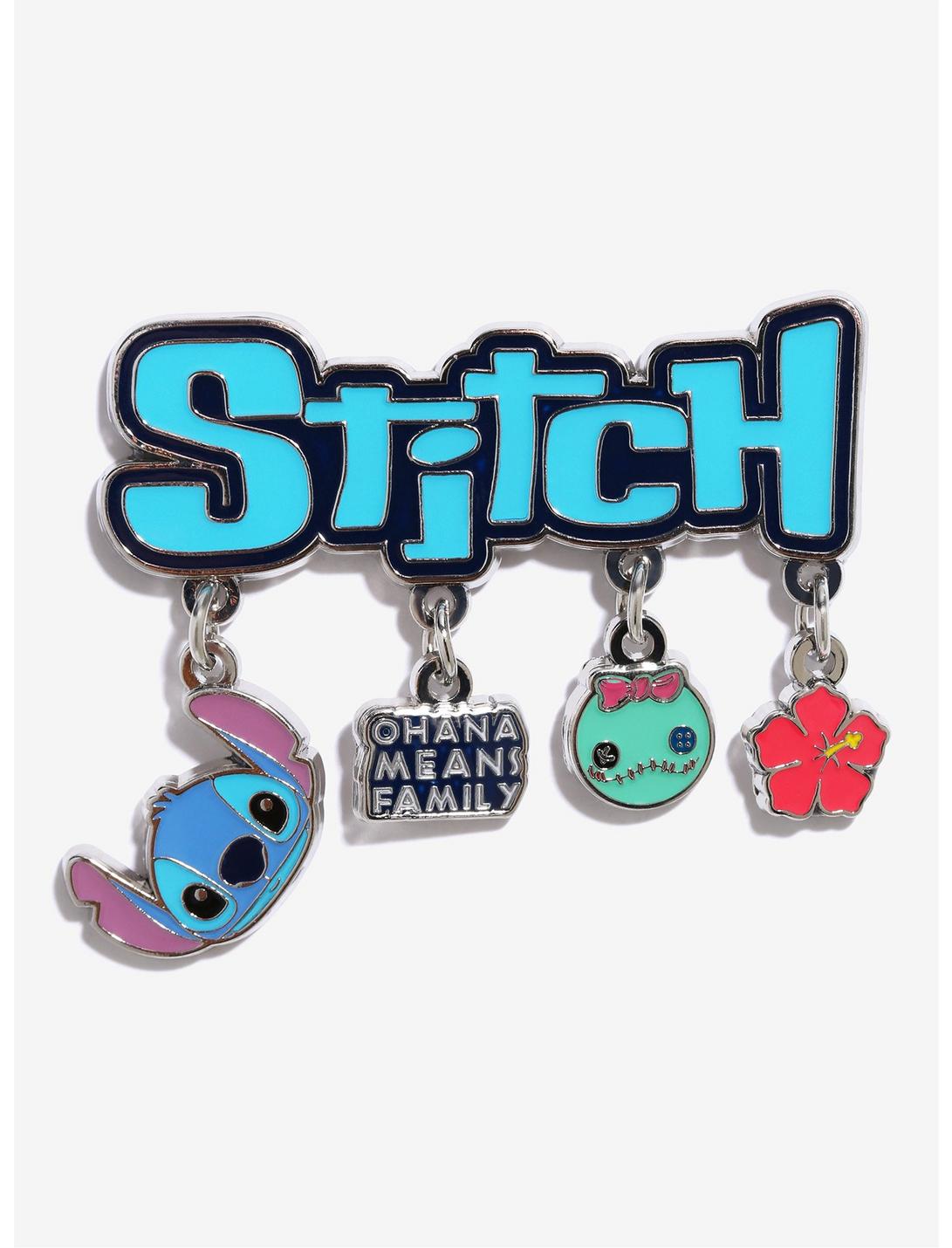 Disney Lilo & Stitch Charm Enamel Pin, , hi-res