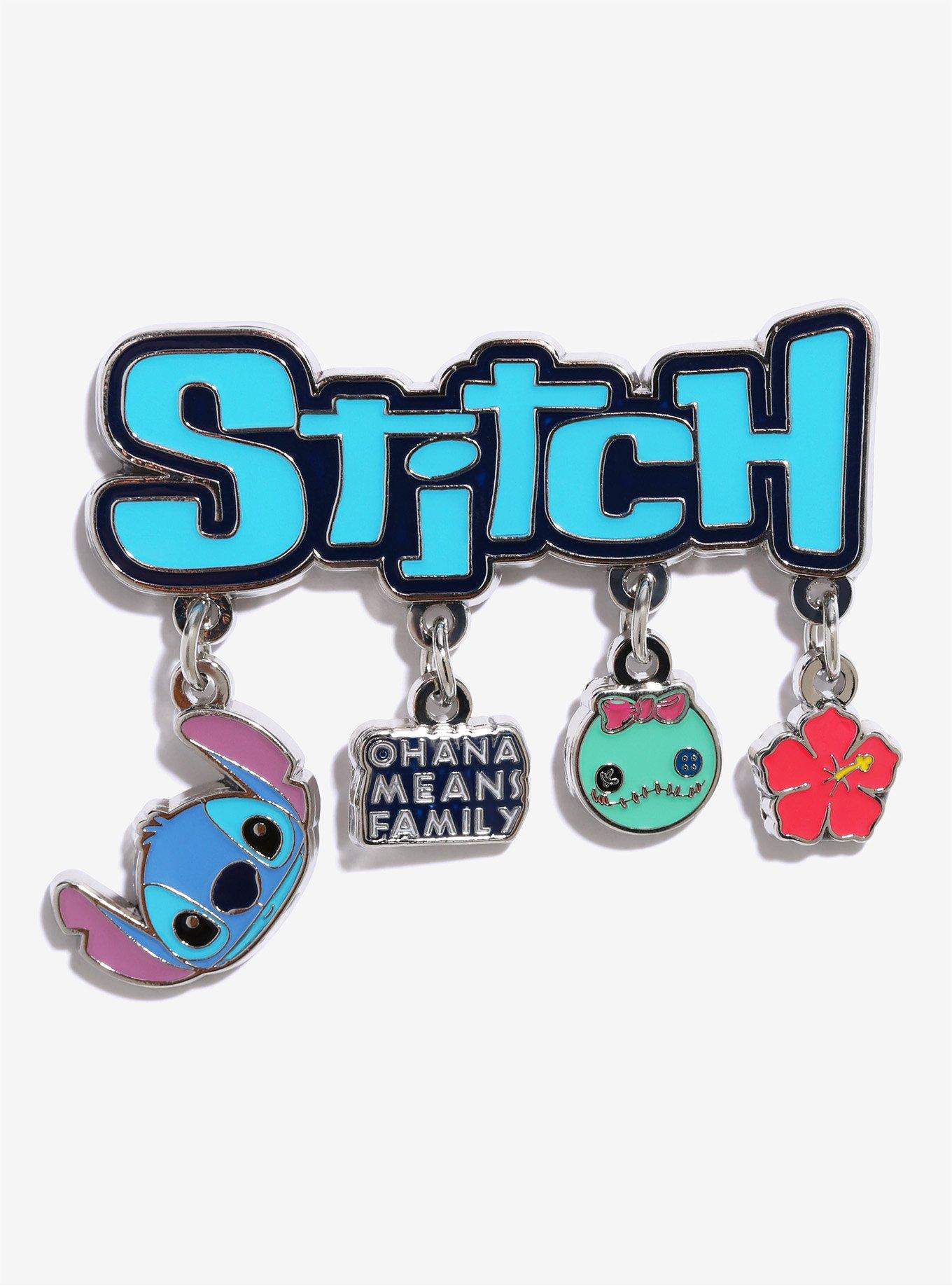 Disney Lilo & Stitch Charm Enamel Pin, , hi-res