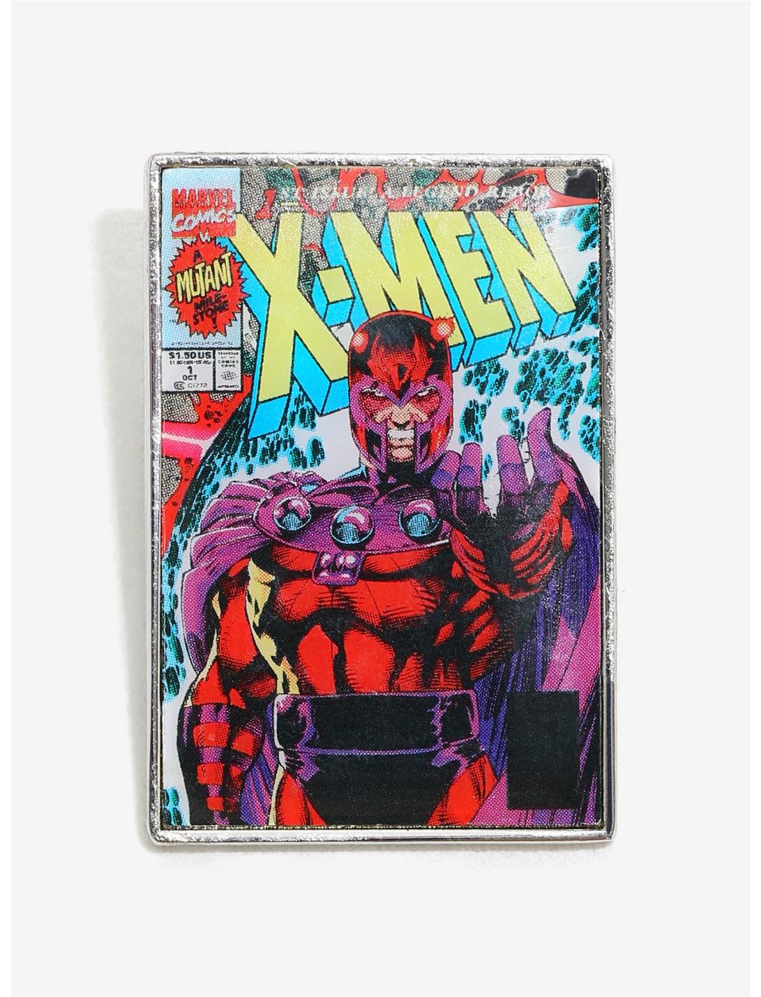 Marvel X-Men Magneto Comic Enamel Pin, , hi-res