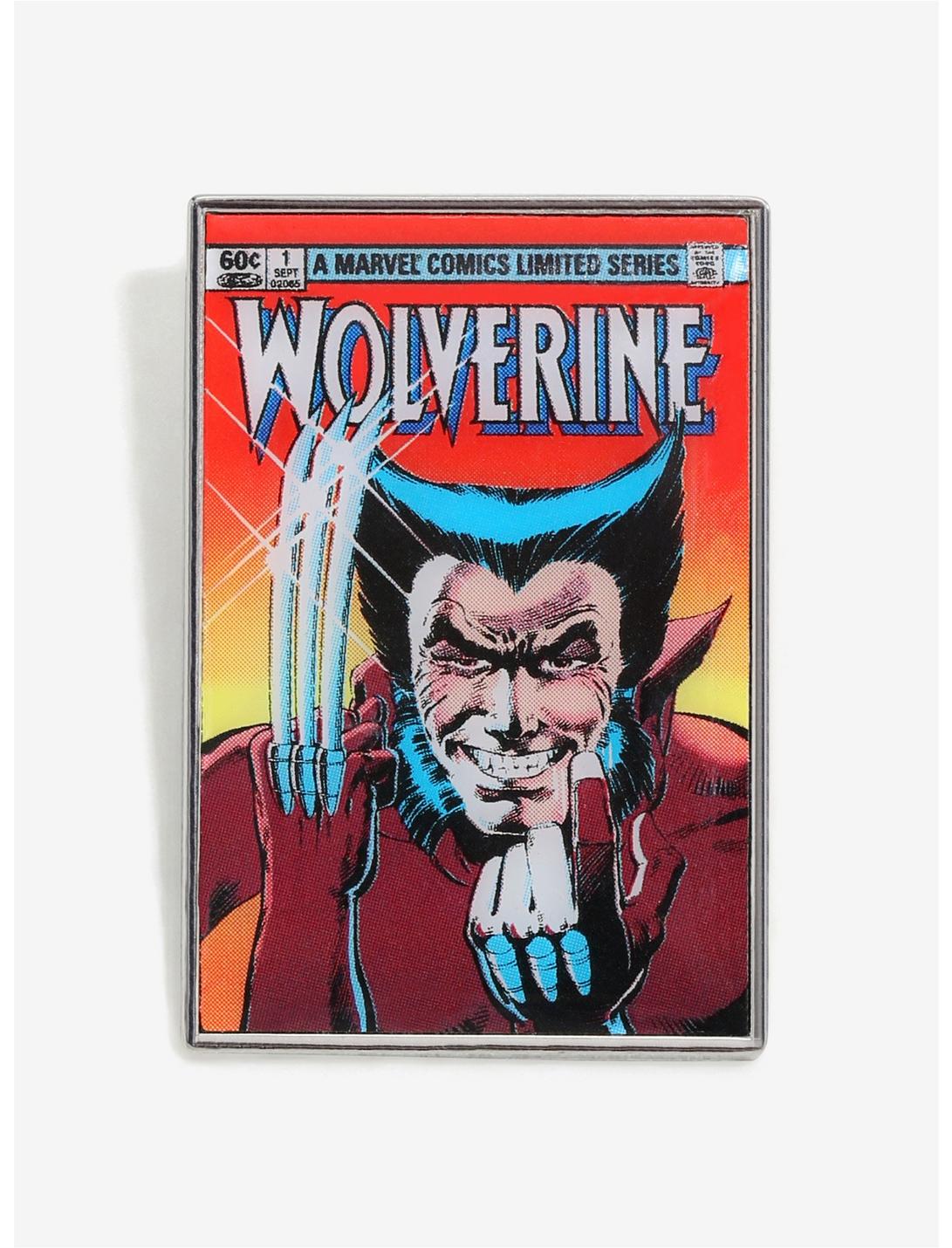 Marvel Wolverine Comic Enamel Pin, , hi-res