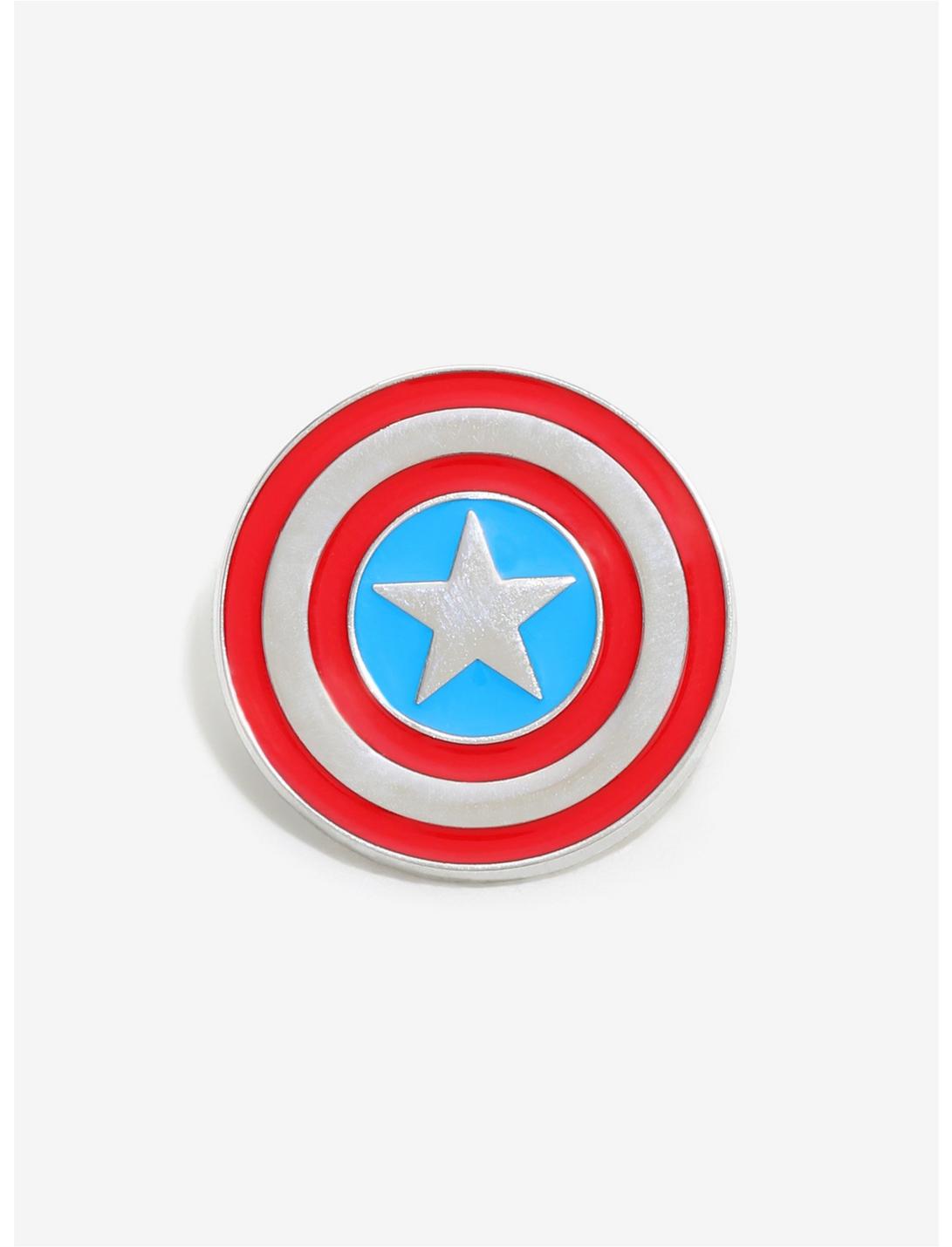 Marvel Captain America Shield Enamel Pin, , hi-res