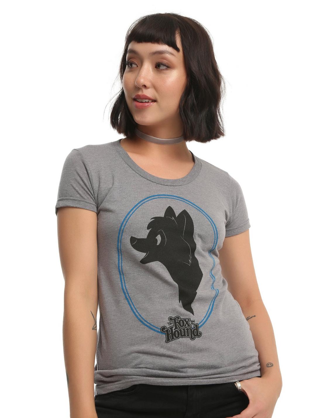 Disney The Fox And The Hound Tod Portrait Girls T-Shirt, HEATHER GREY, hi-res
