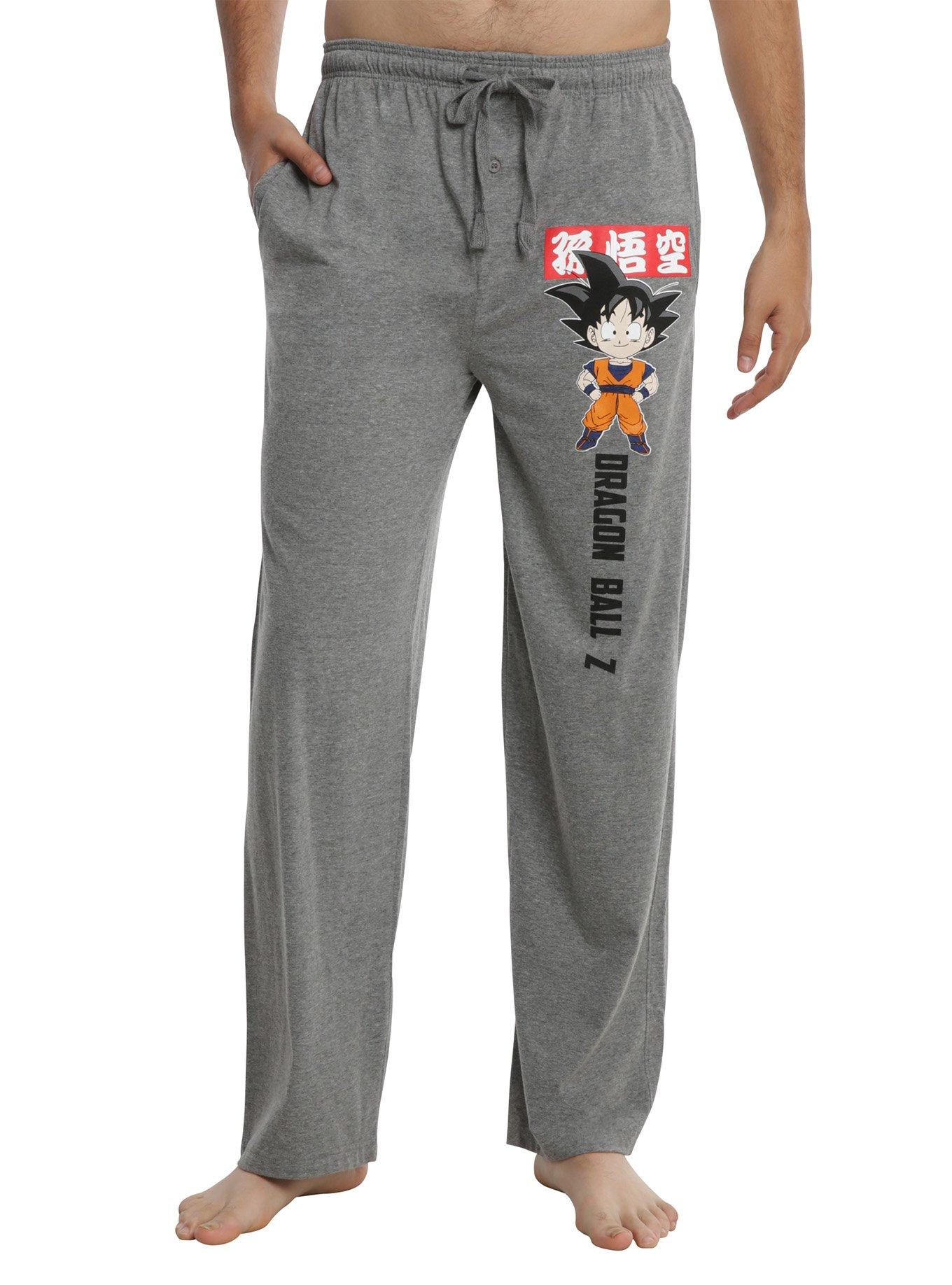 Dragon Ball Z Chibi Goku Guys Pajama Pants Hot Topic