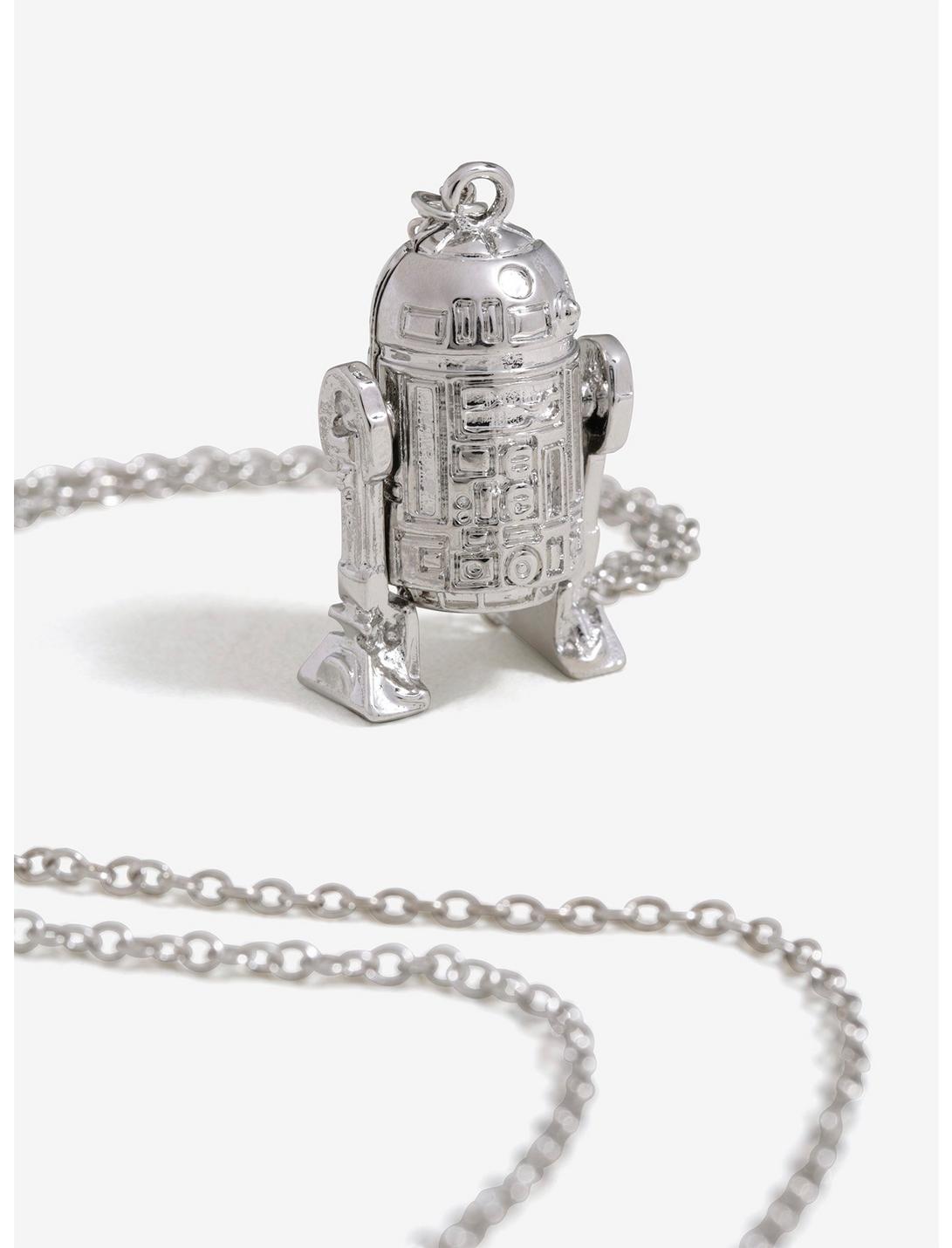 Love And Madness Star Wars Silver R2-D2 Long Necklace, , hi-res