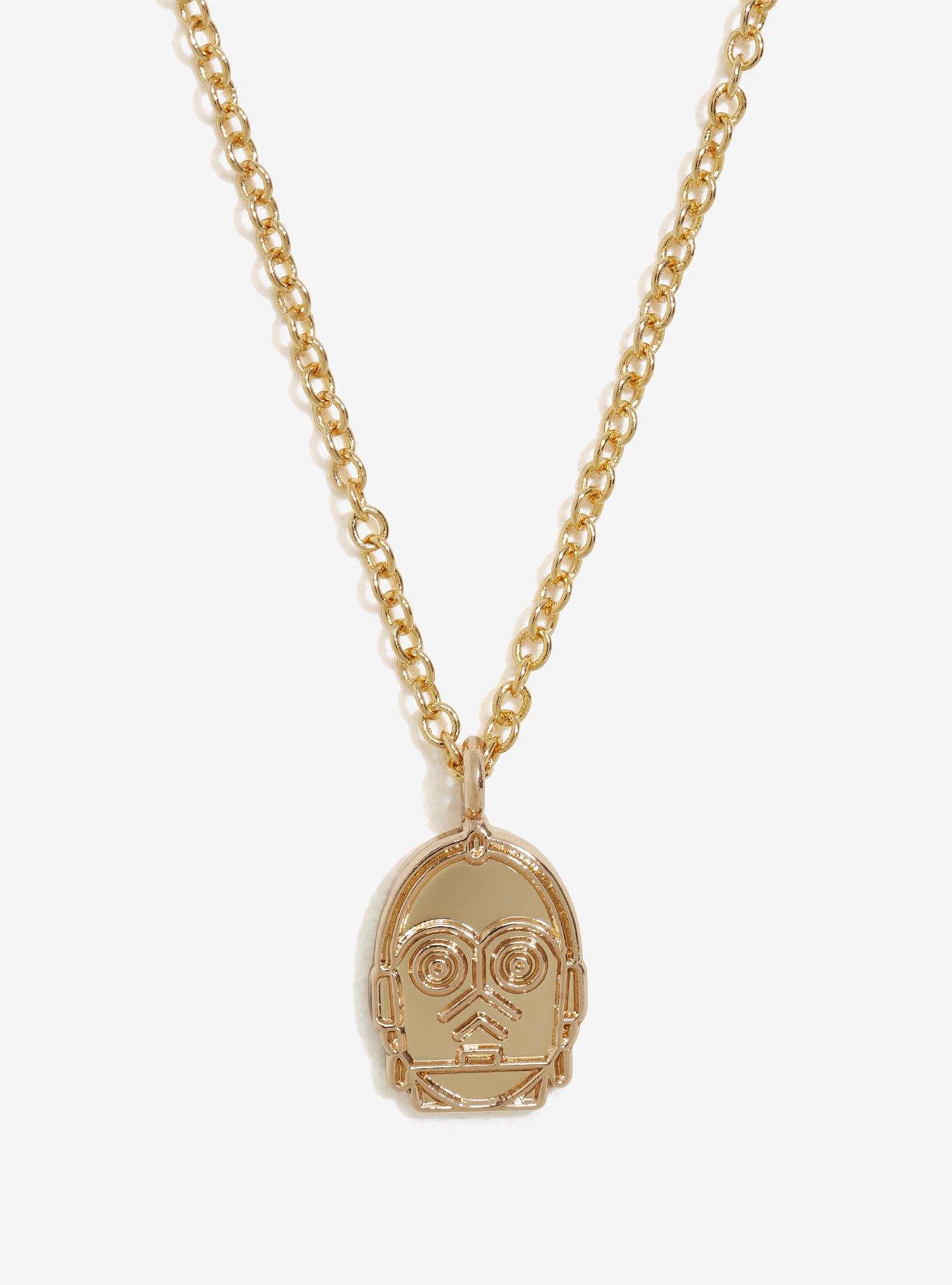 Love And Madness Star Wars C-3PO Charm Necklace, , hi-res