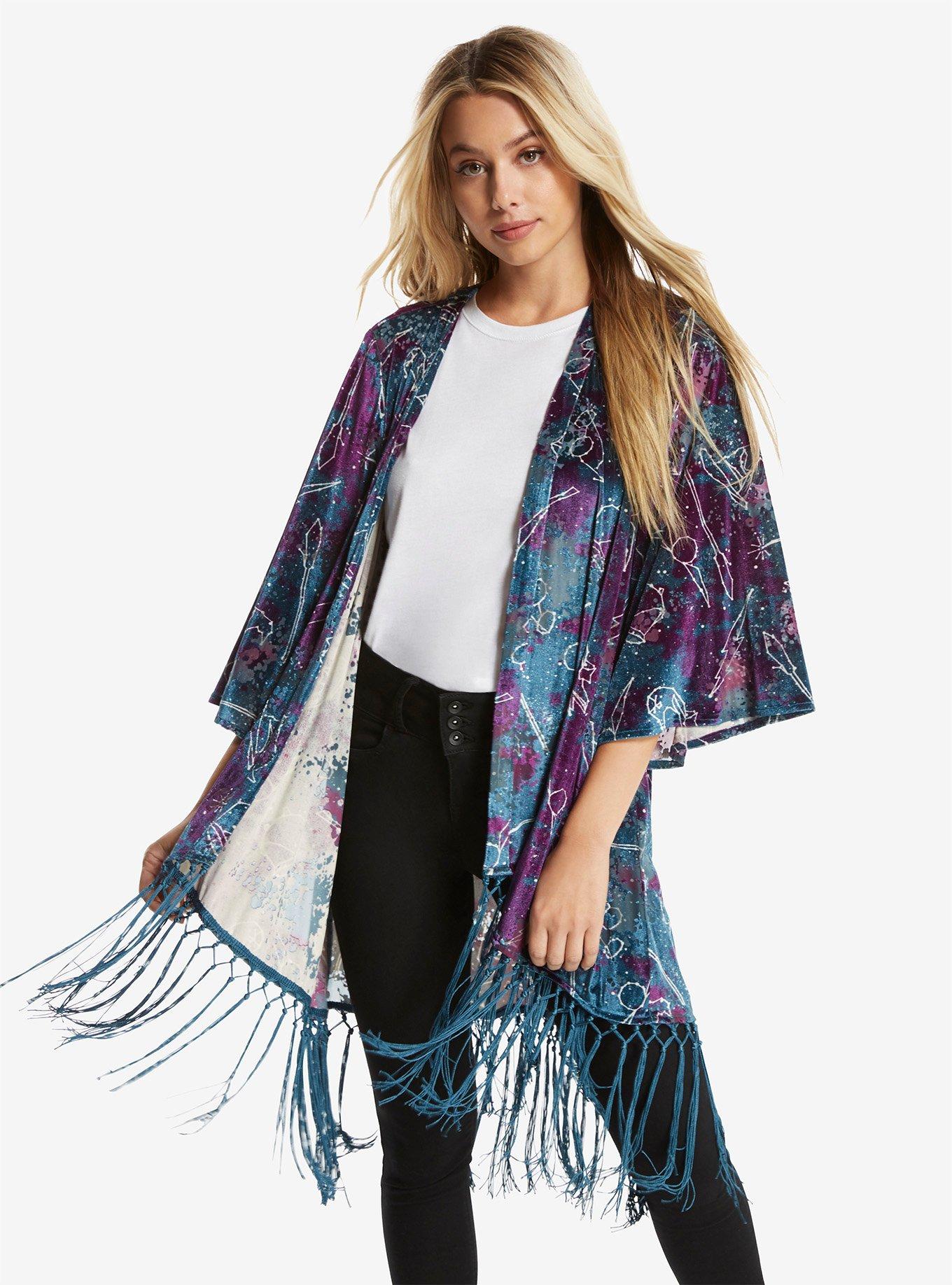 Harry Potter Astronomy Kimono, BLUE, hi-res
