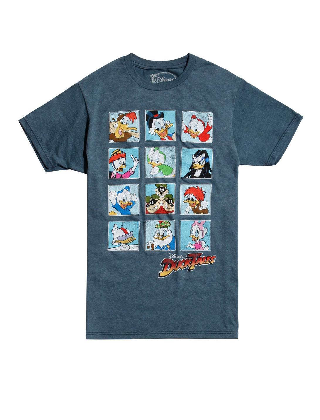 Disney Duck Tales Character Grid T-Shirt, BLUE, hi-res