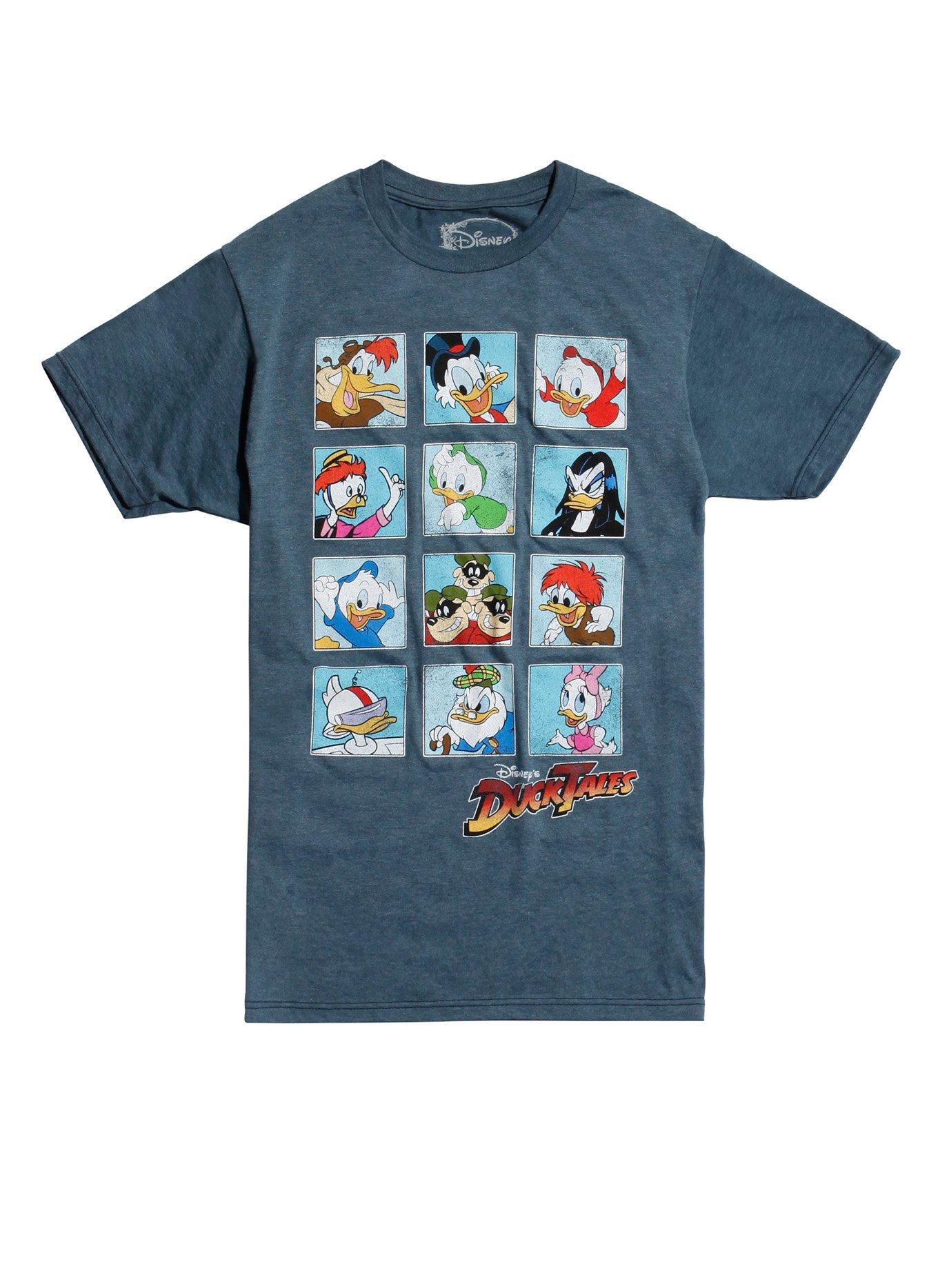 Disney Duck Tales Character Grid T-Shirt, BLUE, hi-res