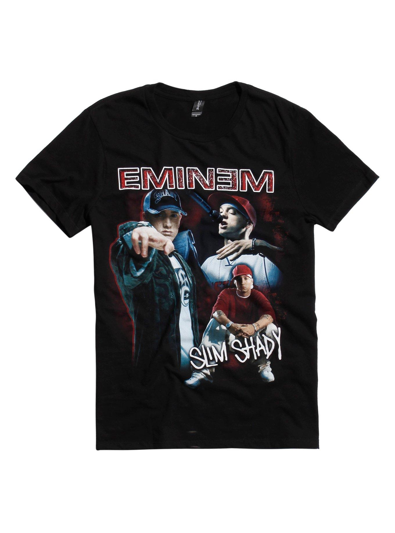 Eminem Slim Shady Pointing T-Shirt, BLACK, hi-res