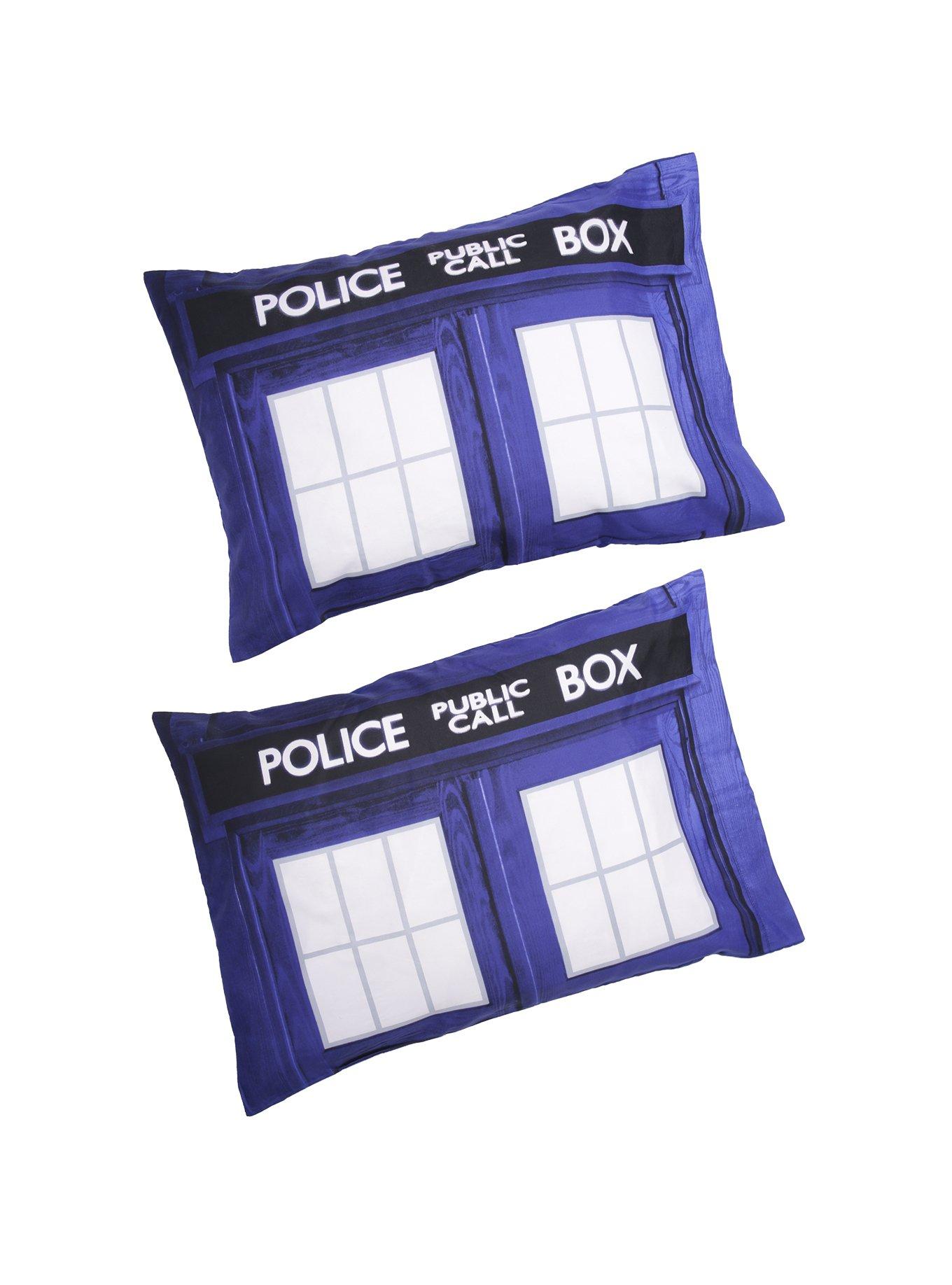 Doctor Who TARDIS Pillow Cases 2 Pack, , hi-res