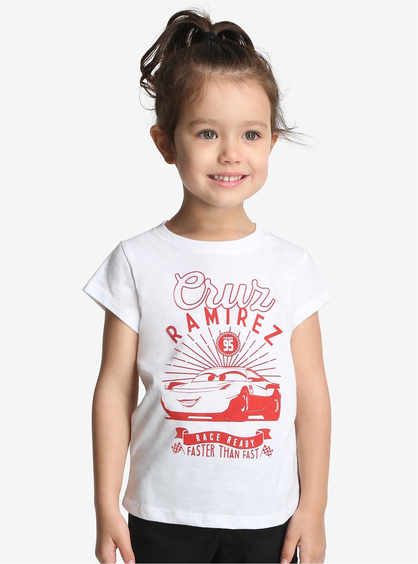Disney Pixar Cars Cruz Ramirez Vintage Toddler Tee, WHITE, hi-res