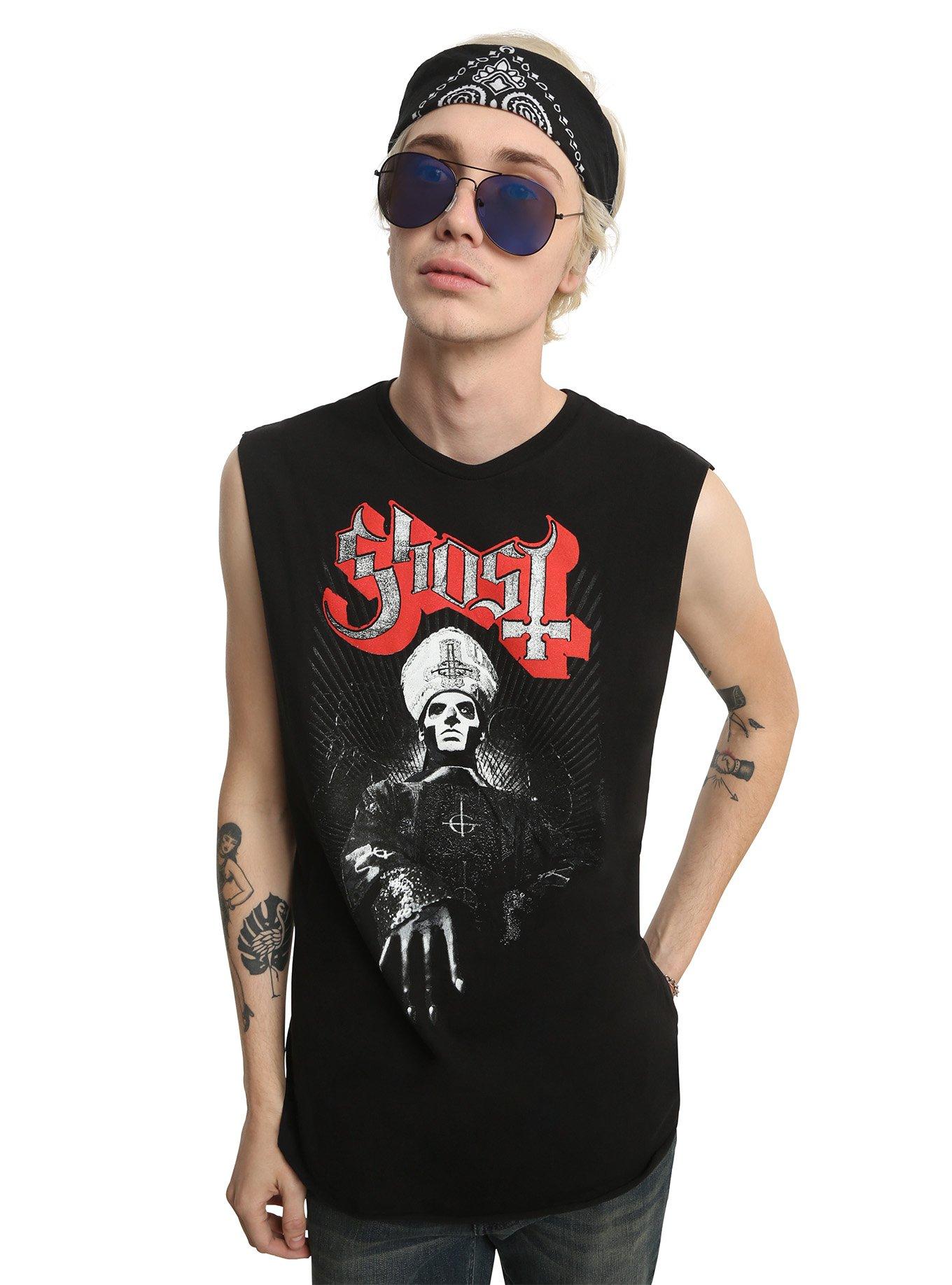 Ghost Papa Emeritus Muscle Top, BLACK, hi-res