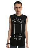 The 1975 Rock & Roll Is Dead Muscle T-Shirt, BLACK, hi-res