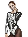 Skeleton Glow-In-The-Dark Bodysuit, BLACK, hi-res